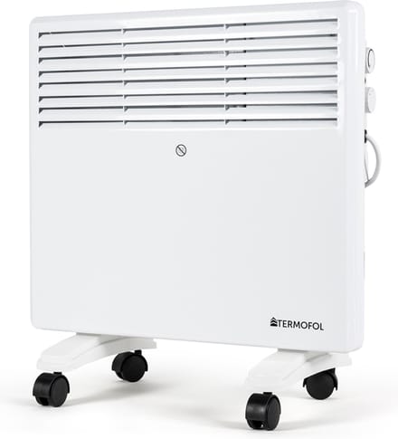 TL convector met ingebouwde thermostaat met wielen 1000/2000 watt