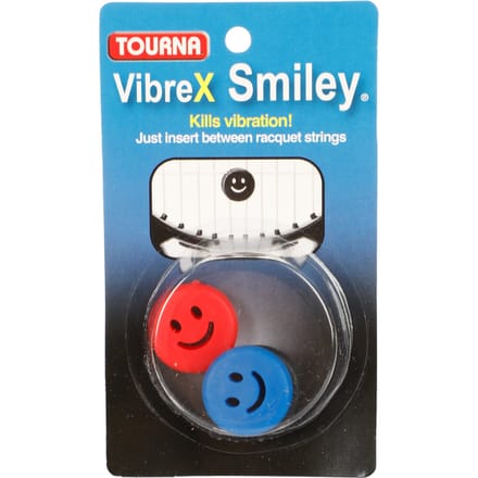Tourna Vibrex Smile Demper Verpakking 3 Stuks-Rood,Zwart
