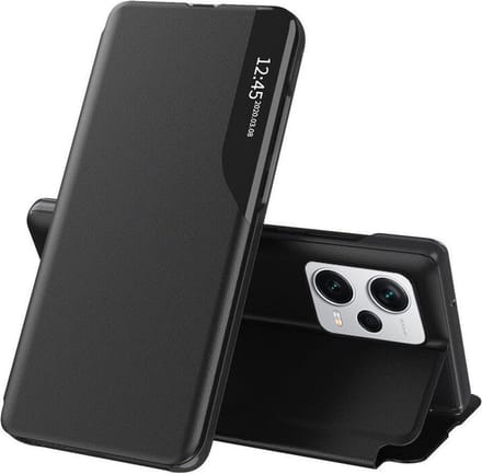 Hoesje geschikt voor Xiaomi Poco X5 Pro / Redmi Note 12 Pro - Techsuit eFold Book Case - Zwart