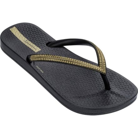 Ipanema Anatomic Mesh Kids slipper voor meisjes - black/gold  - maat 27