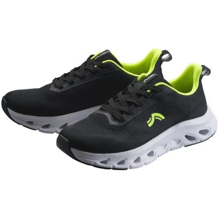 CRIVIT Heren sportschoenen (Zwart/geel, 44)