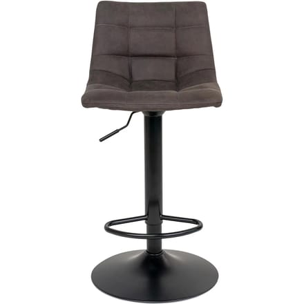 Microvezel barstoel met zwarte poten House Nordic Middelfart