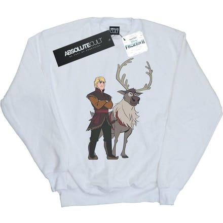 Disney Jongens Frozen 2 Sven en Kristoff Sweatshirt (Wit)