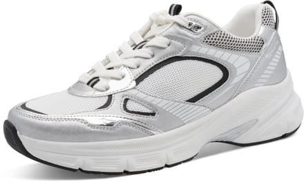 Tamaris dames sneaker 1-23759-45-941 damesschoenen laag model zilver