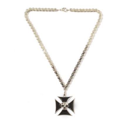 Kodiak Ketting Black Cross Skull