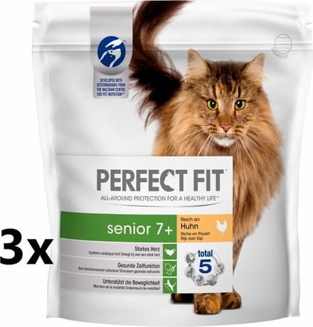 Perfect Fit - Kattenvoer - Senior Kip - 3x1,4kg