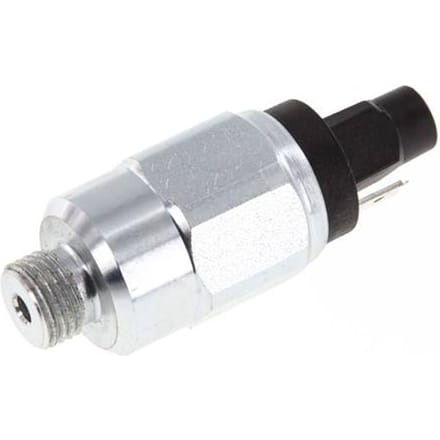 50 tot 200bar NC Staal Drukschakelaar G1/4'' 42VAC Platte Stekker - PSL-E-U-50-200-C-FP