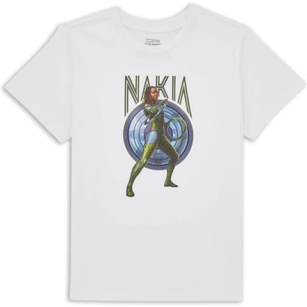 Wakanda Forever Nakia Kids' T-Shirt - White - 122/128 (7-8 jaar)