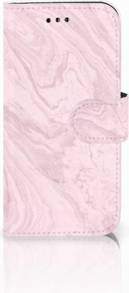 Samsung Galaxy A3 2017 Bookcase Marble Pink - Origineel Cadeau Vriendin