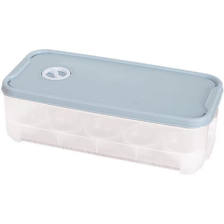 Eierdoos Plastic Verdikt Vershoud Eieropbergcontainer voor Koelkast Koelkast Keuken white