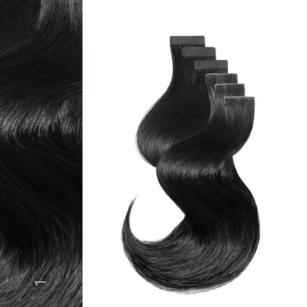 Balmain Easy Invisible Tape Human Hair - 6pcs - #1 55cm