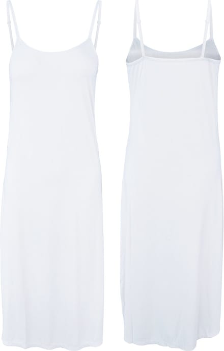 Onderjurk - Wit - Maat S/M - Lang (Lengte 112CM)