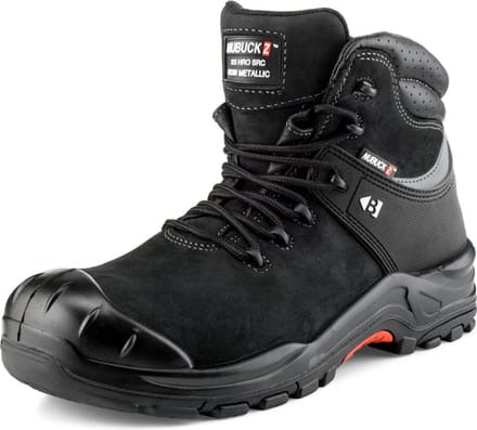 BuckBootz Nubuckz Instapper NKZ102BLK S3S 2.0 - Zwart - 42