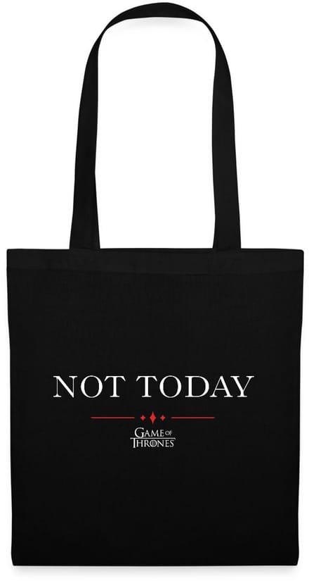 Game Of Thrones Not Today Citaat Tas Van Stof Schoudertas