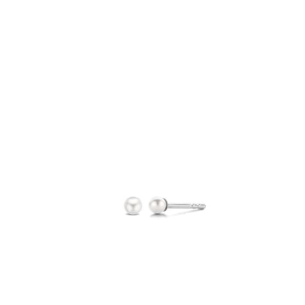 TI SENTO Dames Oorbellen - 925 zilver - Wit parel - 7841PW