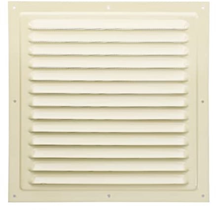 Metalen Ventilatierooster 25 x 25 cm - Beige