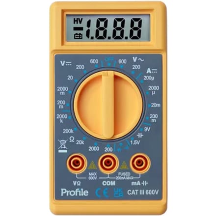 Profile Multimeter Digitaal 600v