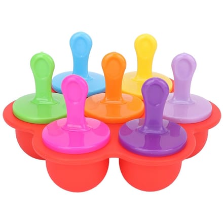 Bac à glaçons réutilisable en silicone Moule à glaçons de massage Rouleau de glace pour beauté du visage Outils de soin de la peau rouge