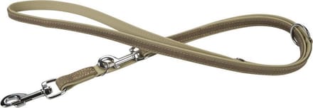 Beeztees leren dressuurlijn Comfort. Grijs. 200 cm x 18 mm.
