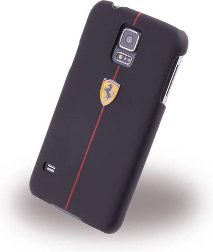 Ferrari Fiorano Hard Case Zwart voor Samsung Galaxy S5 / S5 Plus / S5 Neo