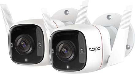 Tapo C310 Beveiligingscamera buiten - 2K - Sterrenlicht-nachtzicht Home Security Wi-Fi - Wit - 2 pack