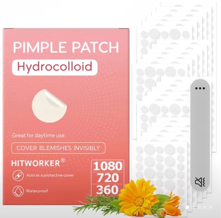 Hitworker - Acne pleister / Pimple Patch - Ultra dun - Met Hydrocolloïd - 360 stuks