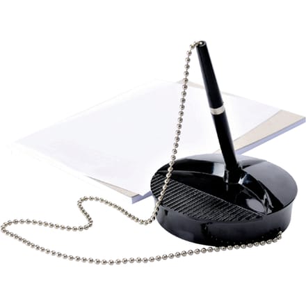Fellowes Baliepen - Pen aan ketting - met Microban - Zwart