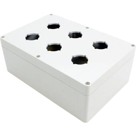Hammond Electronics 1554PB6A Universele behuizing 240 x 160 x 90 Polycarbonaat Grijs 1 stuk(s)