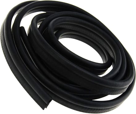 Rubberen randafwerking voor auto, boot en caravan - 22mm x 11mm x 400mm, waterdicht en duurzaam