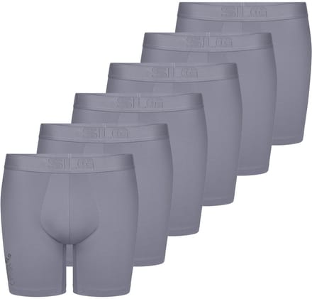 sloggi Heren lang short / pant 6 pack SLG Base Soft