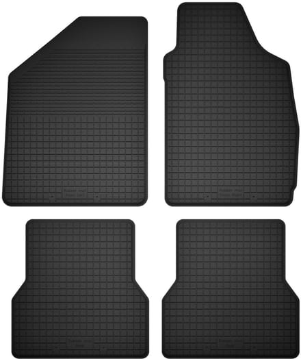 Wielganizator BasicProtect - Korytkowe Rubber Automatten - 1999-2002 Ford Fiesta MK5 - Antislip - 1,5 cm Rand