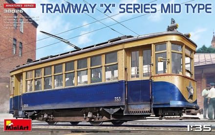 MiniArt Modelbouwpakket Militaire voertuigen - 38026 Tramway X Series - MID Type Plastic - 1:35 - Modelbouw