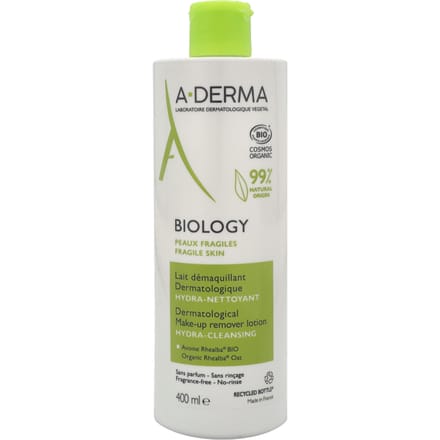 A-Derma Biology Dermatological Make-Up Remover Lotion400 ml.