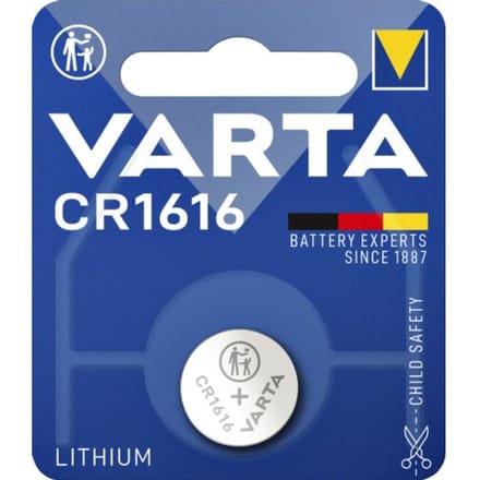 Varta CR1616 Lithium Knoopcelbatterij – 3V – 55mAh – 1 Stuk