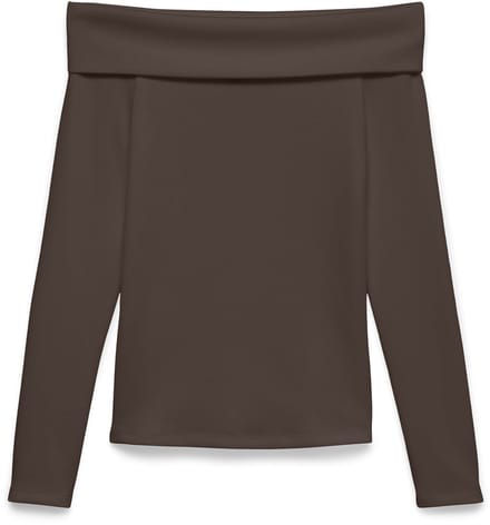 VERO MODA - VMMILLE LS OFF SHOULDER TOP JRS EXP SB3 - Dames - Blouses