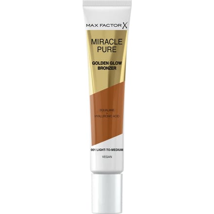 Max Factor Miracle Pure Golden Glow Bronzer 15ml (Verschillende Tinten) - 001 Light to Medium