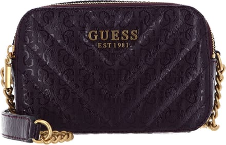 GUESS Schoudertas Jania Crossbody Camera Bag Amethyst Paars