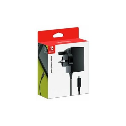 Nintendo Switch AC Adapter-UK Zwart (Switch) Gebruikt
