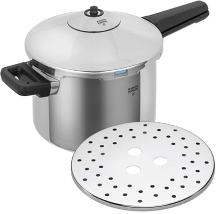 Snelkookpan - Drukgpan - Snel Koken - Energiezuinig - 7 Liter - Zilver