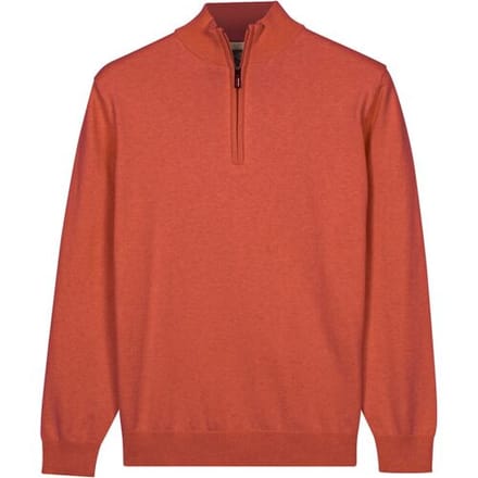 Baileys – Heren Trui – Half Zip Pullover – Pima Katoen - Terra – 618400-345