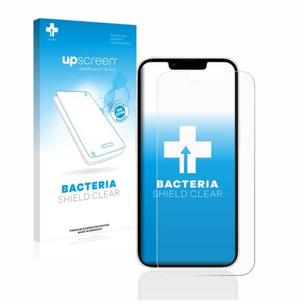 upscreen - Screenprotector voor Apple iPhone 13 / 13 Pro - Folie Beschermfolie transparant antibacterieel