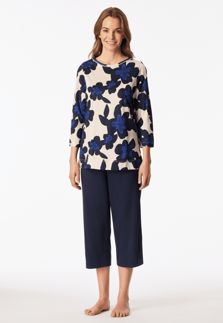 3/4-langer pyjama, multicolor - Comfort Nightwear 36