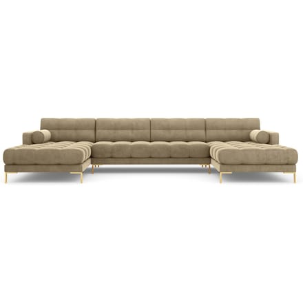 U-hoekbank Bali velvet | Cosmopolitan Design