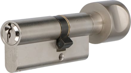 S2 veiligheidscilinder S6 K45/65 SKG 2, knopcilinder (verschillend sluitend)