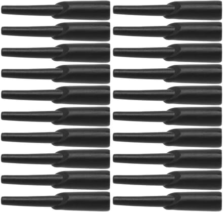 Dailygoods- Chod Bufferparelhouder 50 stuks - Rubber - Draaibare Aansluiting - Hengelaccessoires - Duurzaam - 33 x 6 mm