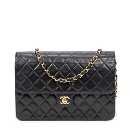 CC Push Lock Straight Single Flap  Schoudertas