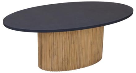 Tower Living Eettafel Palazzo teakhout ovaal 200x110 cm