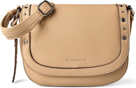 TOM TAILOR schoudertas Elaria Saddle Bag Camel Lichtbruin
