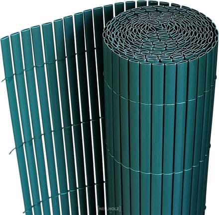 Flexibele tuinscherm balkonscherm PVC 0,9x3 m groen