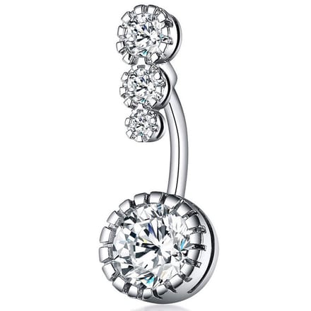 Navel Piercing - Zilver